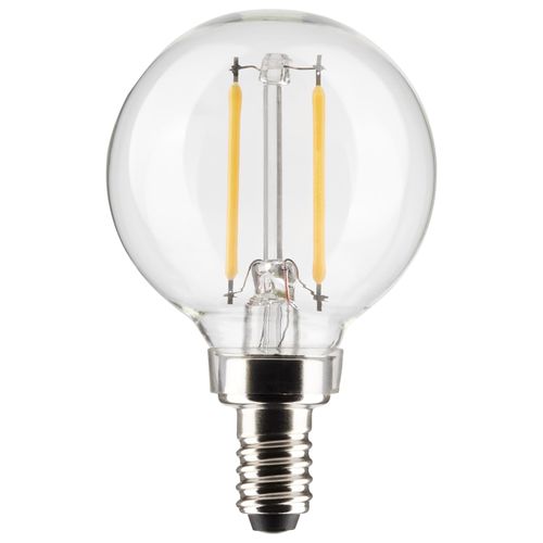 Main product image of 3 Watt G16.5 LED Bulb - Clear - Candelabra base - 90 CRI - 2700K - 120 Volt (8 Pack)