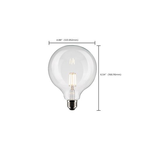 Main product image of 4 Watt G40 LED Bulb - Clear - Medium base - 90 CRI - 2700K - 120 Volt (4 Pack)