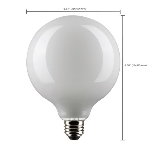 Main product image of 6 Watt G40 LED Bulb - White - Medium base - 90 CRI - 2700K - 120 Volt (4 Pack)
