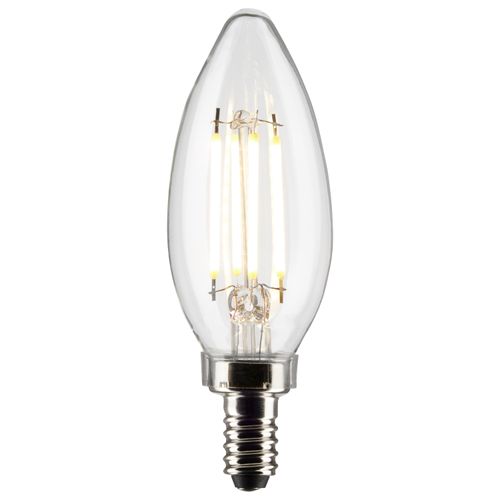 Main product image of 4 Watt B11 LED Bulb - Clear - Candelabra base - 90 CRI - 4000K - 120 Volt (6 Pack)