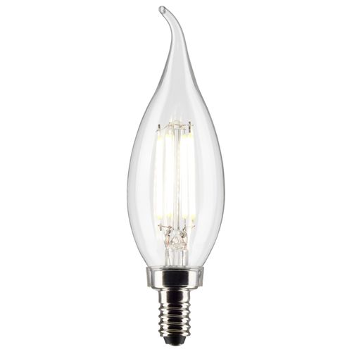 Main product image of 4 Watt CA10 LED Bulb - Clear - Candelabra base - 90 CRI - 2700K - 120 Volt (6 Pack)