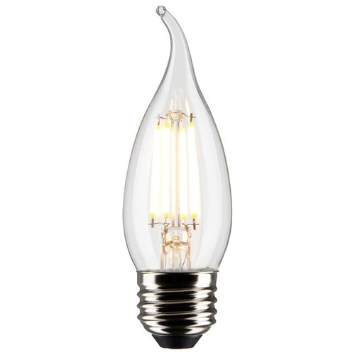 Main product image of 5.5 Watt CA10 LED Bulb - Clear - Medium base - 90 CRI - 2700K - 120 Volt (5 Pack)