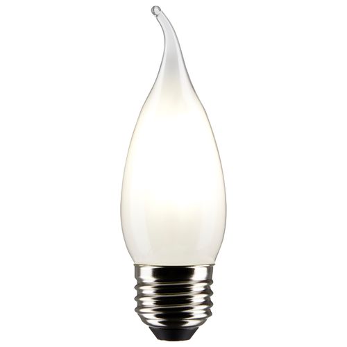 Main product image of 5.5 Watt CA10 LED Bulb - Frost - Medium base - 90 CRI - 2700K - 120 Volt (5 Pack)