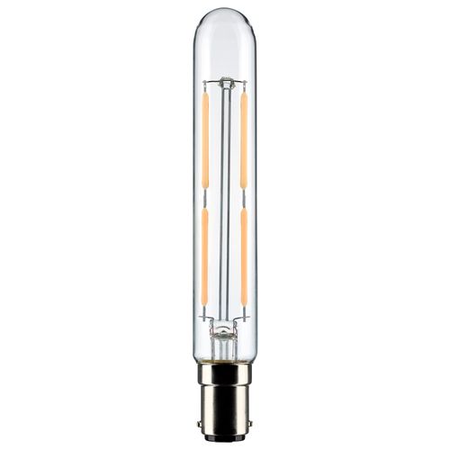Main product image of 4 Watt T6.5 LED Bulb - Clear - Double Contact Bayonet Base - 3000K - 400 Lumens - 120 Volt (6 Pack)