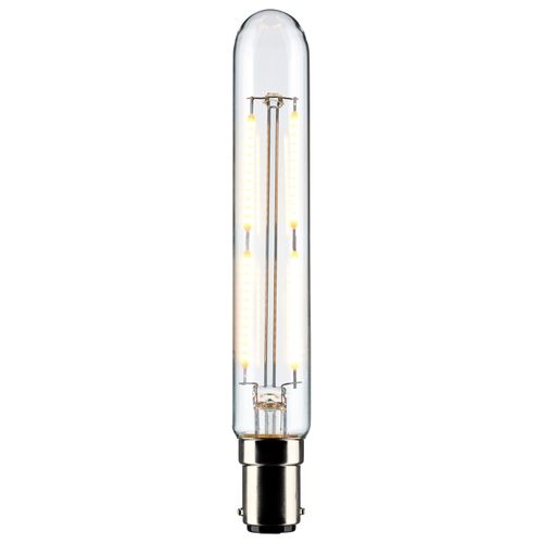 Main product image of 4 Watt T6.5 LED Bulb - Clear - Double Contact Bayonet Base - 3000K - 400 Lumens - 120 Volt (6 Pack)