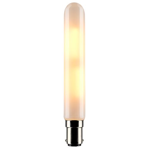 Main product image of 4 Watt T6.5 LED Bulb - Frosted - Double Contact Bayonet Base - 3000K - 360 Lumens - 120 Volt (6 Pack)