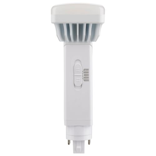 Main product image of 16 Watt PL 4-Pin LED Bulb - 1800 Lumens - G24q Base - CCT Selectable - White Finish - 120-277 Volts (2 Pack)