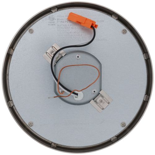 Main product image of 13.5 watt 7" Flush Mount LED Fixture 3000K Round Shape Polished Chrome Finish 120 volts