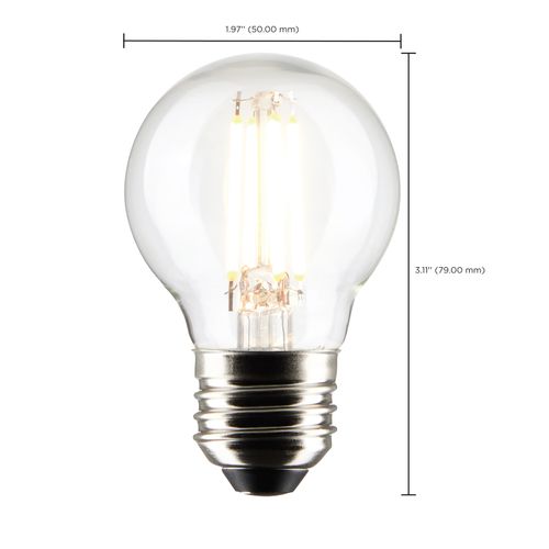 Main product image of 4 Watt G16.5 LED Bulb - Clear - Medium Base - 2700K - 350 Lumens - 120 Volt (10 Pack)