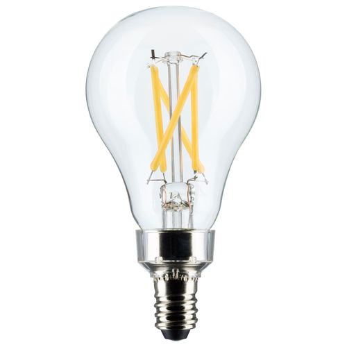 Main product image of 5.5 Watt A15 LED Bulb - Clear - Candelabra Base - 2700K - 450 Lumens (10 Pack)