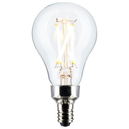 Main product image of 5.5 Watt A15 LED Bulb - Clear - Candelabra Base - 2700K - 450 Lumens (10 Pack)