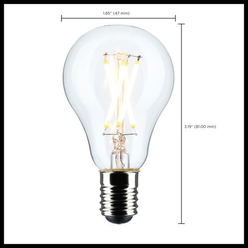 Main product image of 5.5 Watt A15 LED Bulb - Clear - Intermediate Base - 2700K - 450 Lumens (10 Pack)