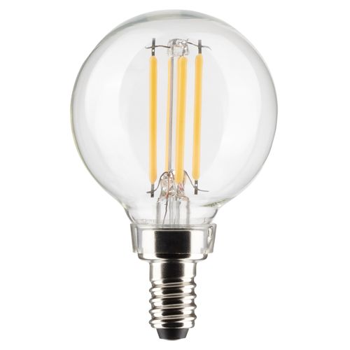 Main product image of 4 Watt G16.5 LED Bulb - Clear - Candelabra Base - 5000K - 120 Volt (10 Pack)