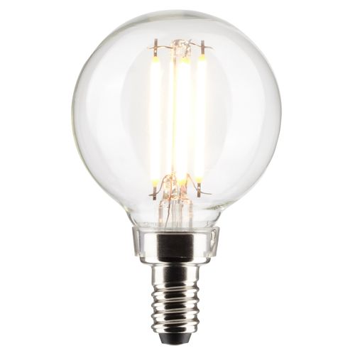 Main product image of 4 Watt G16.5 LED Bulb - Clear - Candelabra Base - 5000K - 120 Volt (10 Pack)
