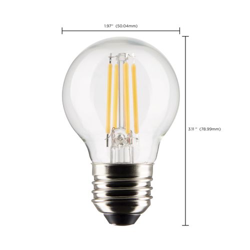 Main product image of 4 Watt G16.5 LED Bulb - Clear - Medium Base - 5000K - 120 Volt (10 Pack)