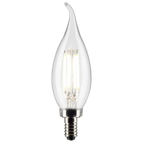 Main product image of 5.5 Watt CA10 LED Bulb - Clear - Candelabra Base - 5000K - 120 Volt (10 Pack)
