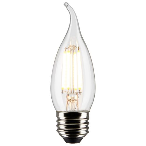 Main product image of 4 Watt CA10 LED Bulb - Clear - Medium Base - 5000K - 120 Volt (10 Pack)