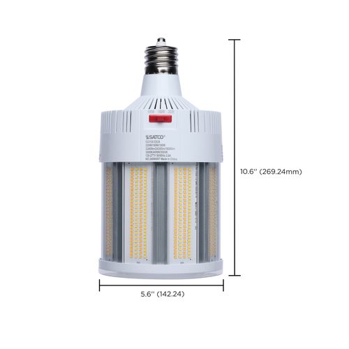 Main product image of 200/150/100W, 30K/40K/50K CCT, Field Selectable LED, Corncob, Mogul Extended Base, 120-277V, 500W HID Replacement