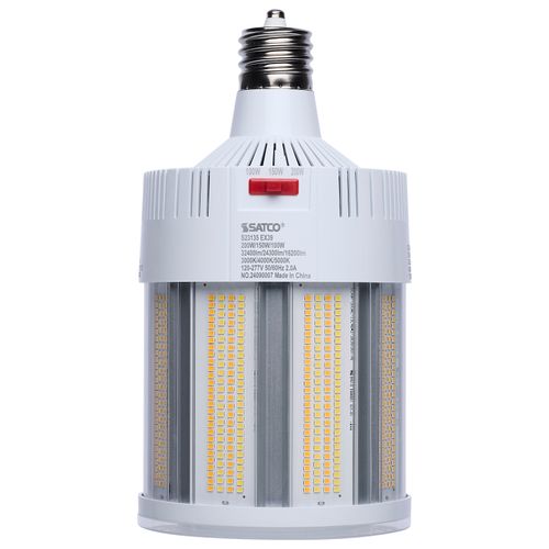 Main product image of 200/150/100W, 30K/40K/50K CCT, Field Selectable LED, Corncob, Mogul Extended Base, 120-277V, 500W HID Replacement