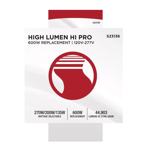 Main product image of 270/200/135W, 30K/40K/50K CCT, Field Selectable LED, Corncob, Mogul Extended Base, 120-277V, 600W HID Replacement