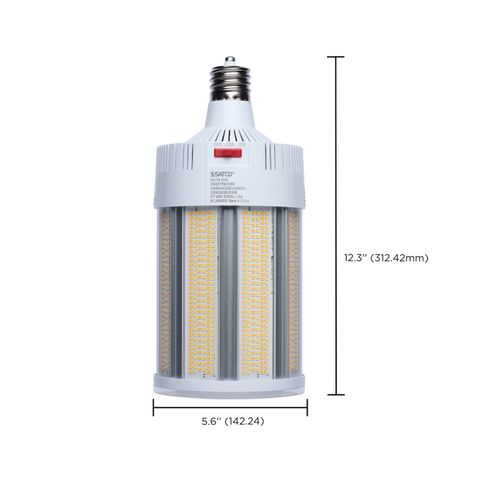Main product image of 360/270/180W, 30K/40K/50K CCT, Field Selectable LED, Corncob, Mogul Extended Base, 277-480V, 750W HID Replacement