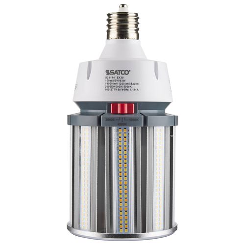 Main product image of 100/80/63 Wattage Selectable - LED HID Replacement Bulb - CCT Selectable - Type B - Ballast Bypass - Extended Mogul base - 100-277 Volt - ColorQuick Technology - PowerQuick Technology (1 Pack)