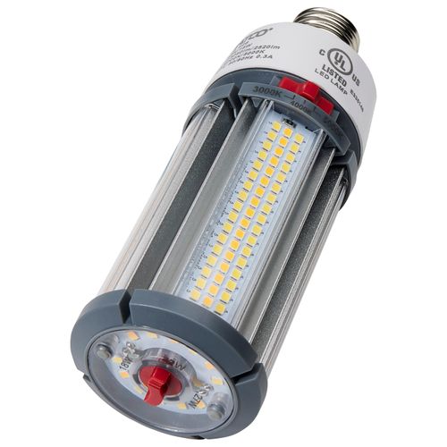 Main product image of 27/22/18 Wattage Selectable - LED HID Replacement Bulb - CCT Selectable - Type B - Ballast Bypass - Medium base - 100-277 Volt - ColorQuick Technology - PowerQuick Technology (1 Pack)