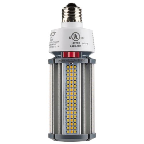 Main product image of 27/22/18 Wattage Selectable - LED HID Replacement Bulb - CCT Selectable - Type B - Ballast Bypass - Medium base - 100-277 Volt - ColorQuick Technology - PowerQuick Technology (1 Pack)