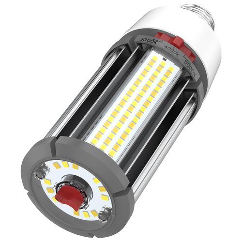 Main product image of 27/22/18 Wattage Selectable - LED HID Replacement Bulb - CCT Selectable - Type B - Ballast Bypass - Extended Mogul base - 100-277 Volt - ColorQuick Technology - PowerQuick Technology (1 Pack)