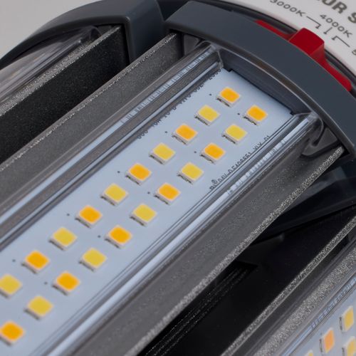 Main product image of 36 Watt LED HID Replacement Bulb - CCT Selectable - Type B - Ballast Bypass - Medium Base - 277-480 Volt - ColorQuick Technology (1 Pack)