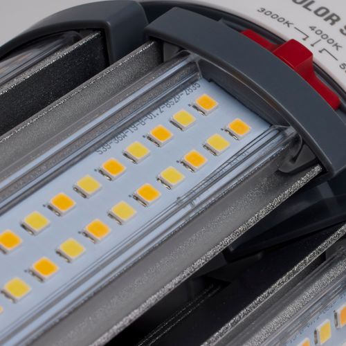 Main product image of 45 Watt LED HID Replacement Bulb - CCT Selectable - Type B - Ballast Bypass - Medium Base - 277-480 Volt - ColorQuick Technology (1 Pack)