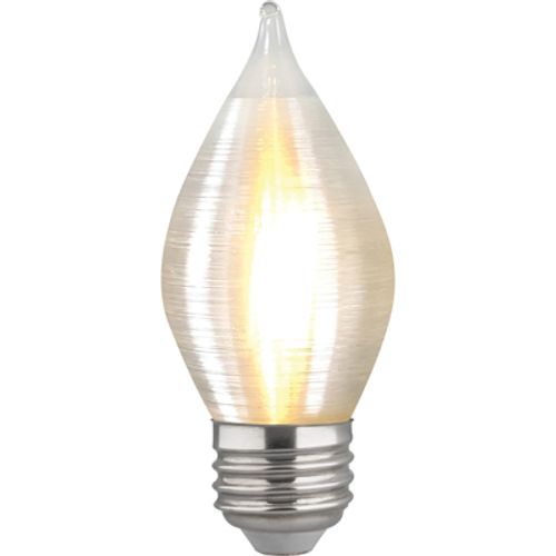 Main product image of 4 Watt C15 LED Bulb - Satin Spun - Clear - Medium base - 2700K - 300 Lumens - 120 Volt (5 Pack)