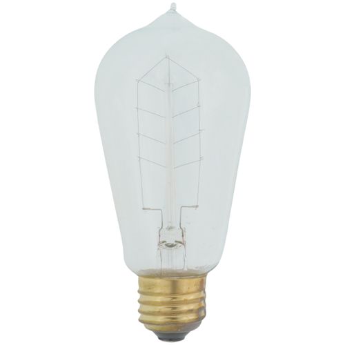Main product image of 40 Watt ST19 Incandescent Bulb - Clear - 3000 Average rated hours - 160 Lumens - Medium base - 120 Volt (6 Pack)