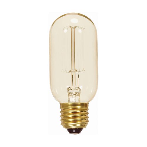 Main product image of 40 Watt T14 Incandescent Bulb - Clear - 3000 Average rated hours - 160 Lumens - Medium base - 120 Volt (8 Pack)