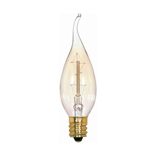 Main product image of 25 Watt CA8 Incandescent Bulb - Clear - 3000 Average rated hours - 100 Lumens - Candelabra base - 120 Volt (8 Pack)
