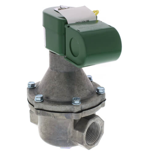 Main product image of 1" Threaded Normally Closed 2-Way Pilot Operated Gas Shutoff Valve (120V)