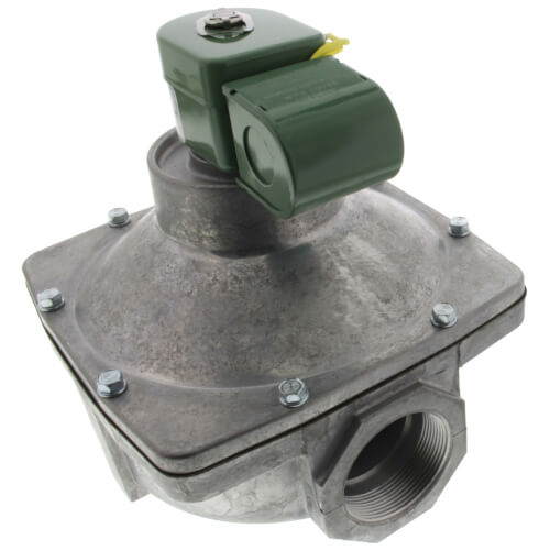 Main product image of 2" Threaded Normally Closed 2-Way Pilot Operated Gas Shutoff Valve (120V)