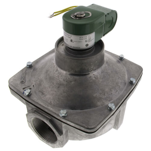 Main product image of 2" Threaded Normally Closed 2-Way Pilot Operated Gas Shutoff Valve (120V)