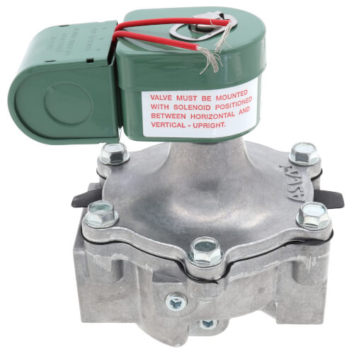 Main product image of 1-1/2" Threaded Normally Closed 2-Way Pilot Operated Gas Shutoff Valve (120V)