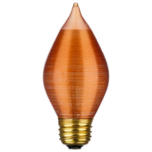 Main product image of 40 Watt C15 Incandescent Bulb - Spun Amber - 4000 Average rated hours - Medium base - 120 Volt (10 Pack)