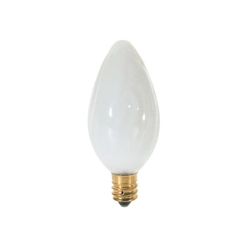 Main product image of 25 Watt F10 Incandescent Bulb - White - 1500 Average rated hours - 185 Lumens - Candelabra base - 120 Volt (16 Pack)