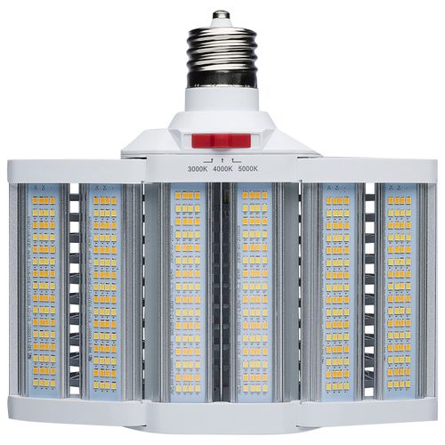 Main product image of LED Shoe Box Lamp - 60/70/80 Wattage Selectable - 3K/4K/5K CCT Selectable - 120-277 Volt - White Finish (1 Pack)