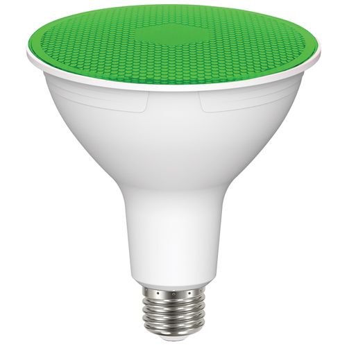 Main product image of 11.5 Watt PAR38 LED Bulb - Green - 90 degree Beam Angle - Medium base - 120 Volt (4 Pack)