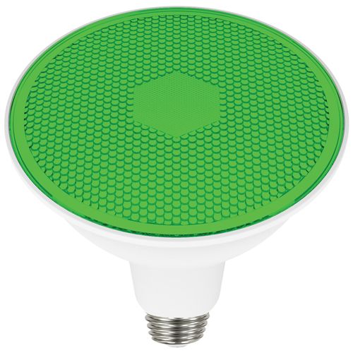 Main product image of 11.5 Watt PAR38 LED Bulb - Green - 90 degree Beam Angle - Medium base - 120 Volt (4 Pack)