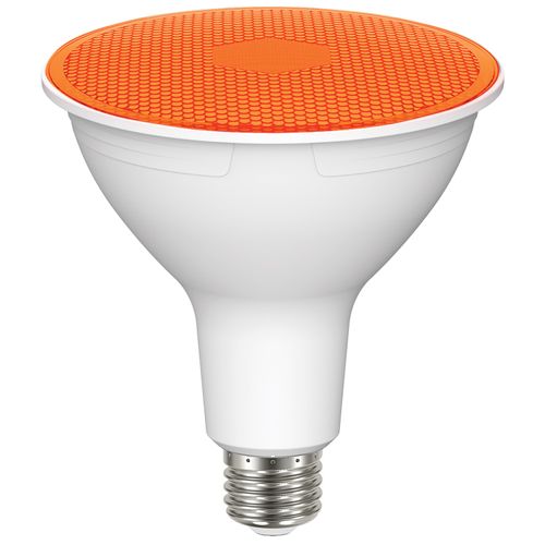 Main product image of 11.5 Watt PAR38 LED Bulb - Amber - 90 degree Beam Angle - Medium base - 120 Volt (4 Pack)