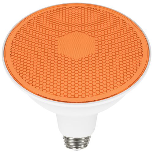 Main product image of 11.5 Watt PAR38 LED Bulb - Amber - 90 degree Beam Angle - Medium base - 120 Volt (4 Pack)
