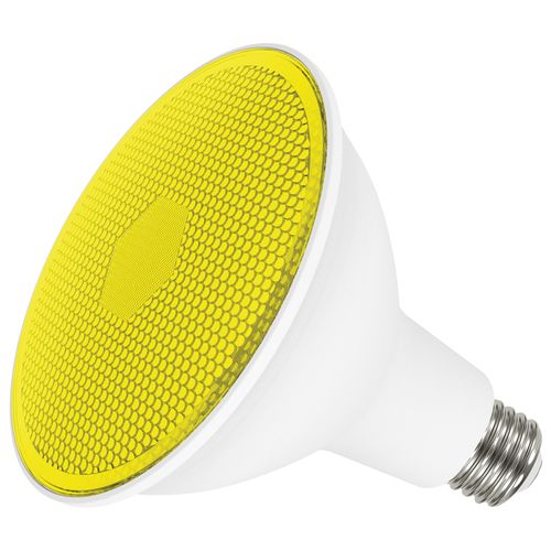 Main product image of 11.5 Watt PAR38 LED Bulb - Yellow - 90 degree Beam Angle - Medium base - 120 Volt (4 Pack)