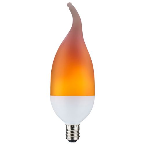 Main product image of 2 Watt LED Flame Bulb - B11 - Candelabra base - 120 Volt (4 Pack)