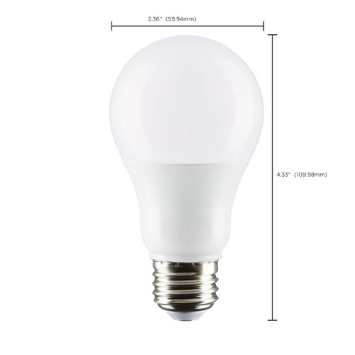 Main product image of 6 Watt - A19 LED Bulb - 5000K - Medium base - 220 deg. Beam Angle - 120 Volt (10 Pack)