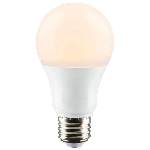 Main product image of 9.8 Watt - A19 LED Bulb - 2700K - Medium base - 220 deg. Beam Angle - 120 Volt (8 Pack)